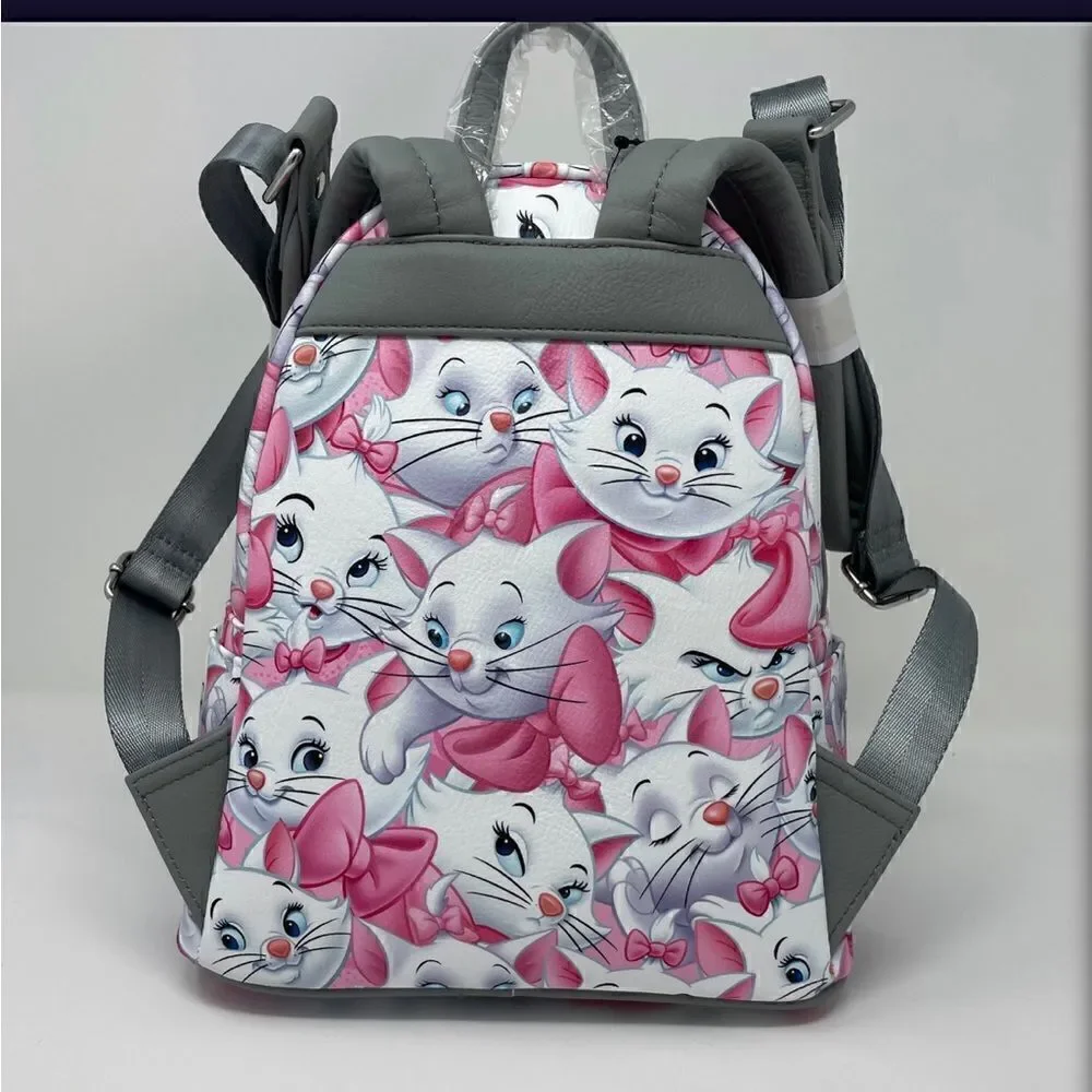 😻😺EXCLUSIVE Loungefly Disney The Aristocats Marie All Over Print Mini Ba…